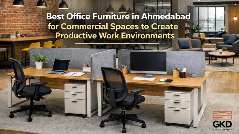 Best office furniture in Ahmedabad for productive commercial spaces - GKD Space Concepts blog