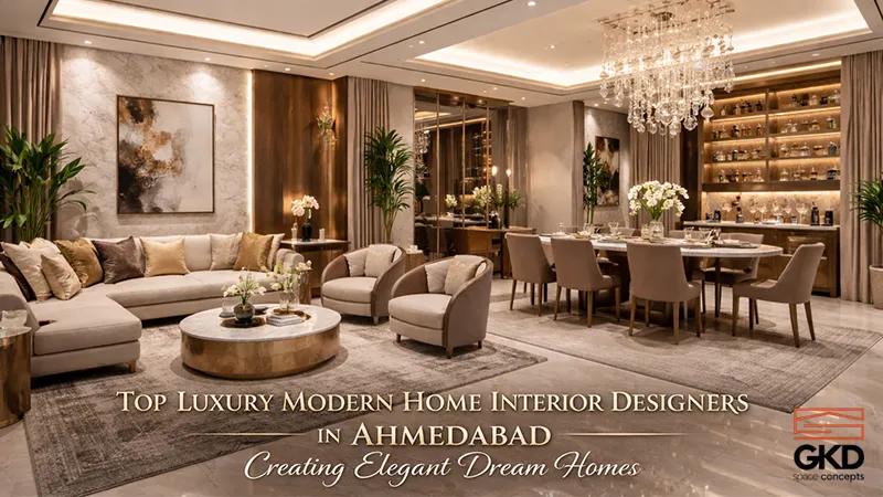 Luxury modern home interior designers in Ahmedabad for elegant dream homes - GKD Space Concepts blog
