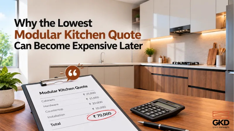 Why the Lowest Modular Kitchen Quote Can Become Expensive Later