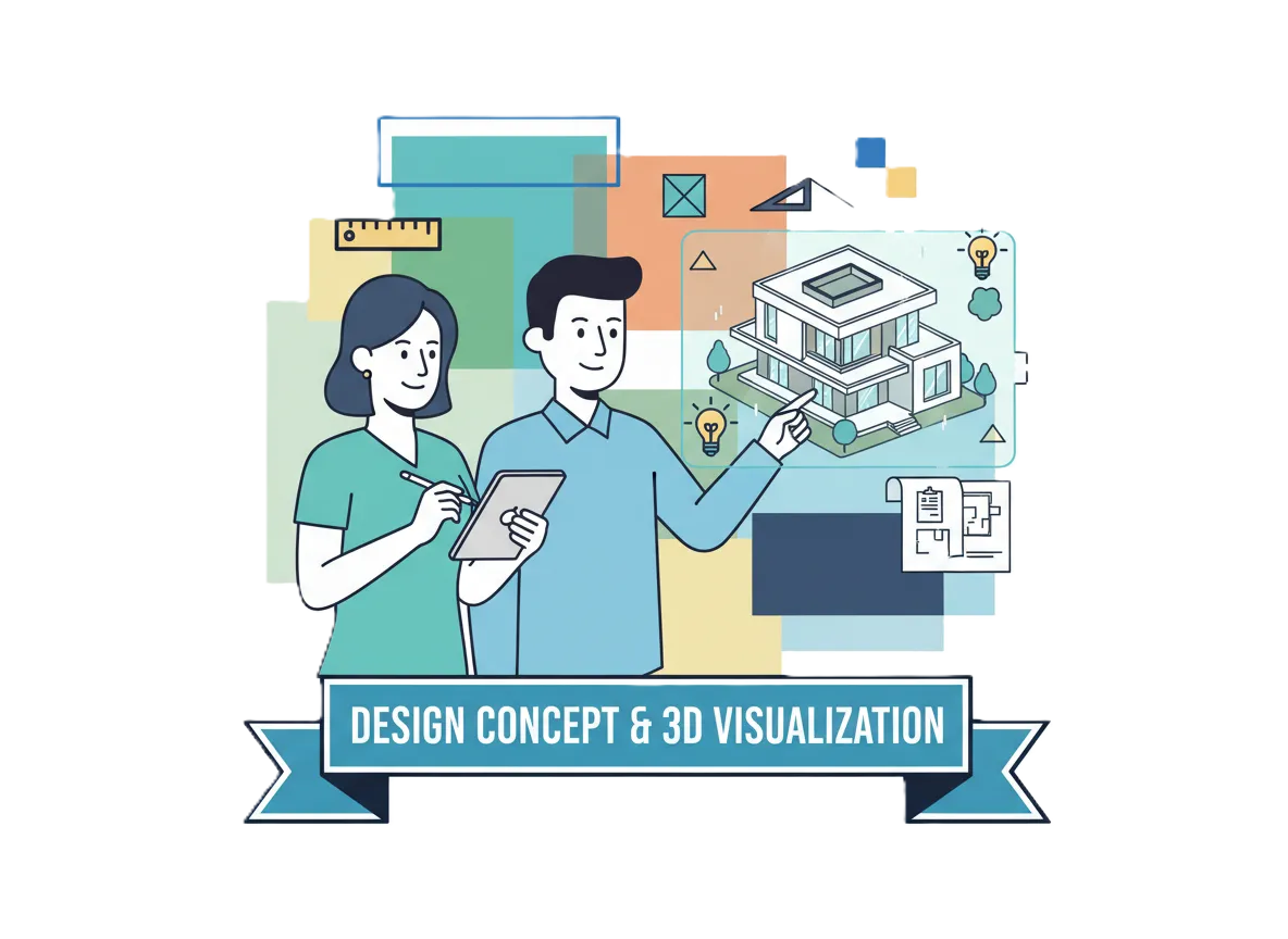 3D design visualization by GKD Space Concepts