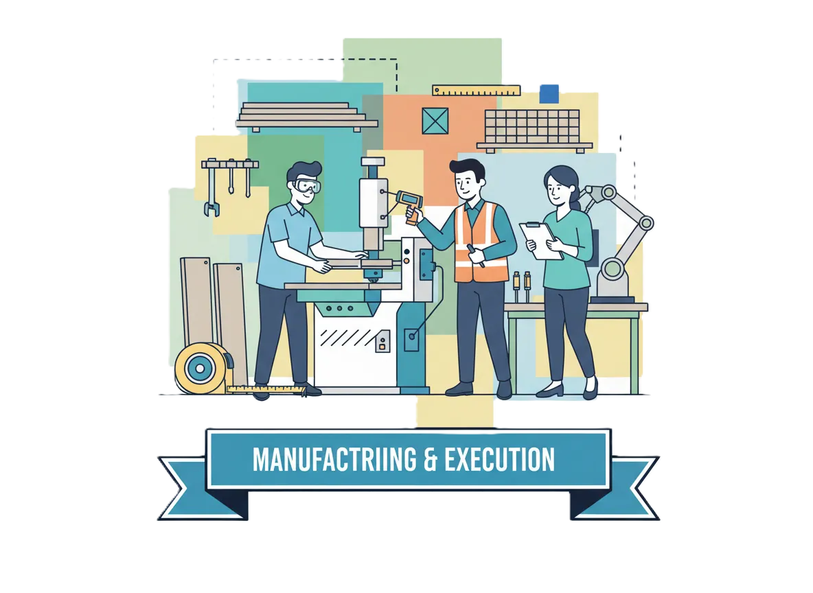 Manufacturing and execution of interior project