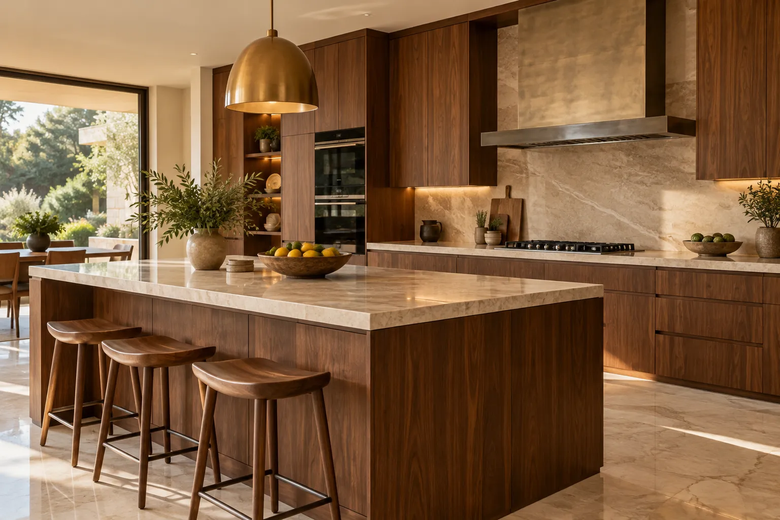 Aaranya natural luxury kitchen by GKD