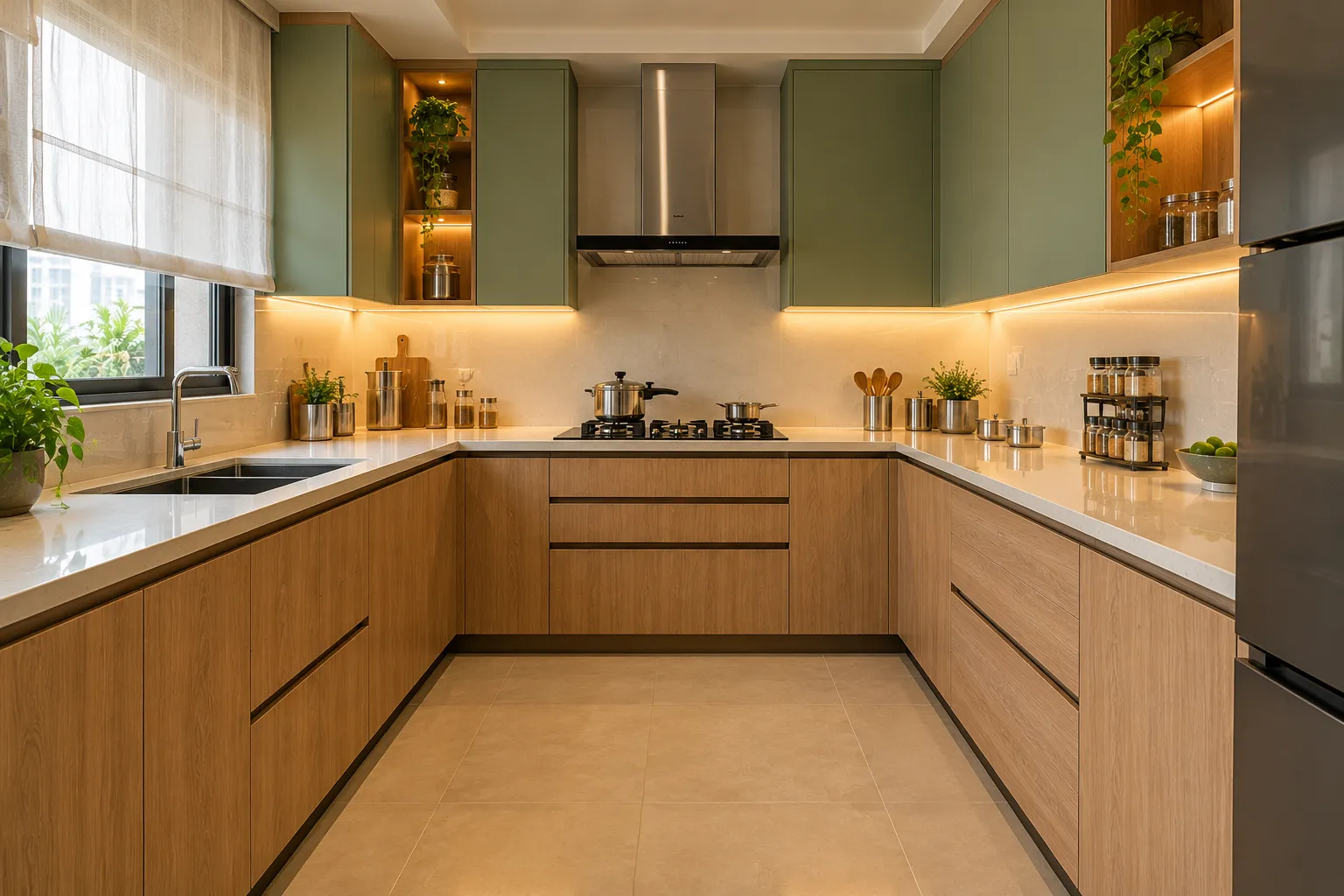 Saarth intelligent luxury kitchen by GKD