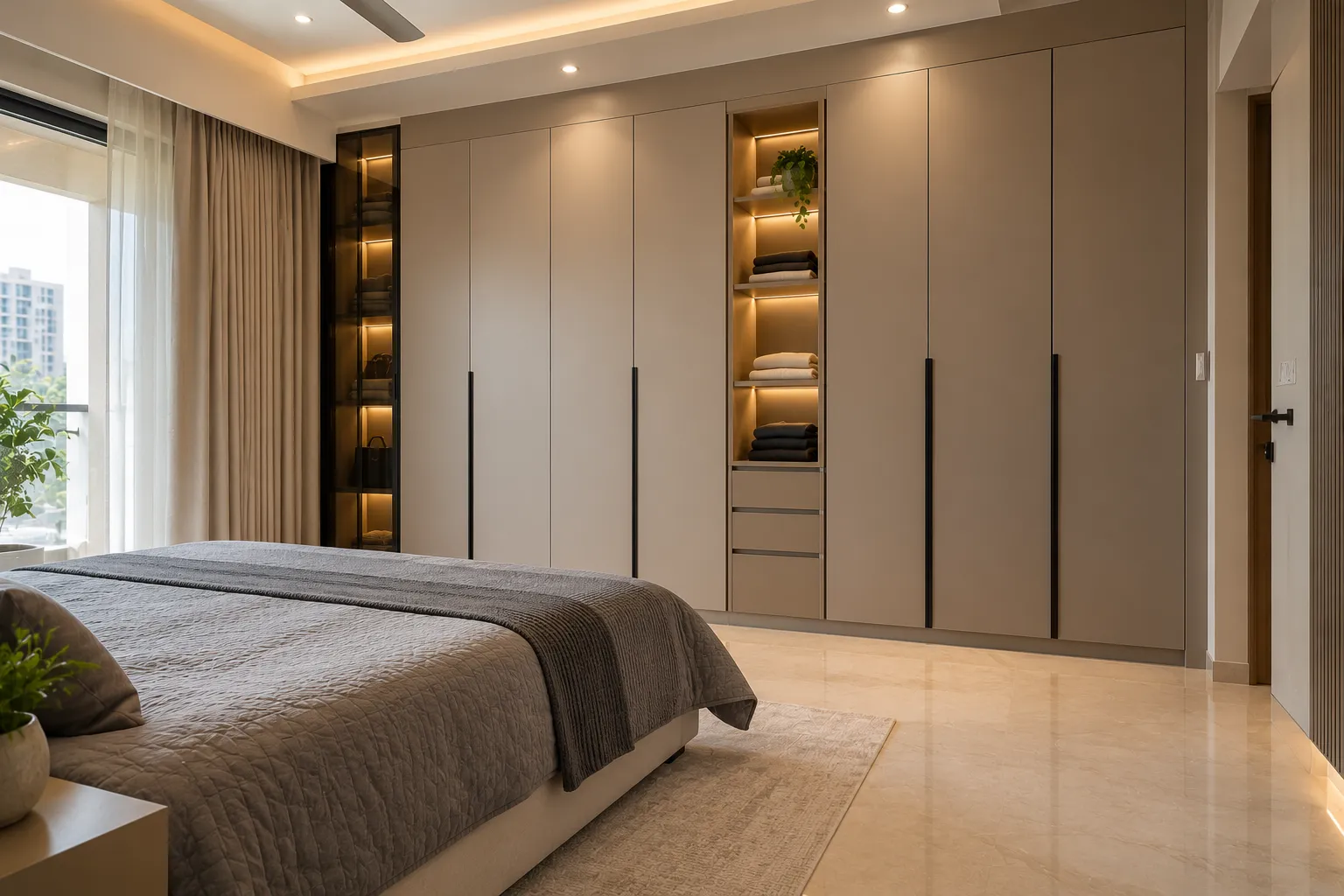 Anvaya contemporary collection wardrobe by GKD